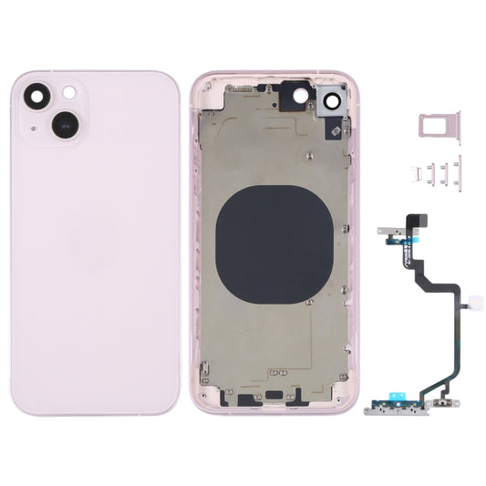 Back Housing Cover with Appearance Imitation of iP14 for iPhone XR(Pink) - Repair & Spare Parts by buy2fix | Online Shopping UK | buy2fix