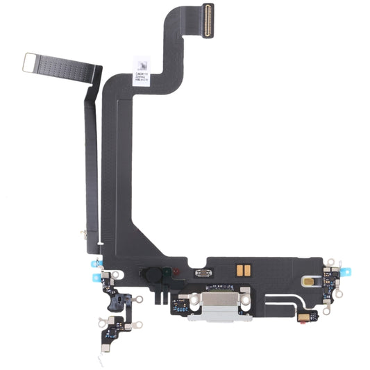 For iPhone 14 Pro Max Charging Port Flex Cable(White) - Repair & Spare Parts by buy2fix | Online Shopping UK | buy2fix