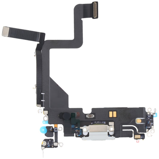 For iPhone 14 Pro Charging Port Flex Cable (White) - Repair & Spare Parts by buy2fix | Online Shopping UK | buy2fix