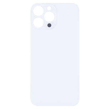 Easy Replacement Big Camera Hole Glass Back Battery Cover for iPhone 14 Pro Max(White) - Repair & Spare Parts by buy2fix | Online Shopping UK | buy2fix