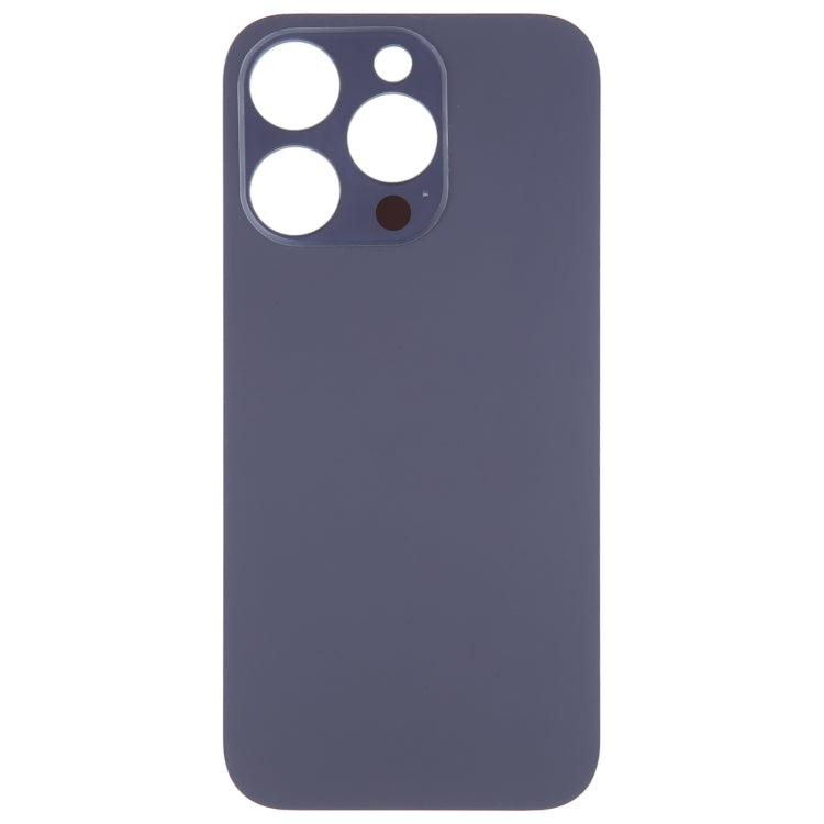 Easy Replacement Big Camera Hole Glass Back Battery Cover for iPhone 14 Pro(Purple) - Repair & Spare Parts by buy2fix | Online Shopping UK | buy2fix