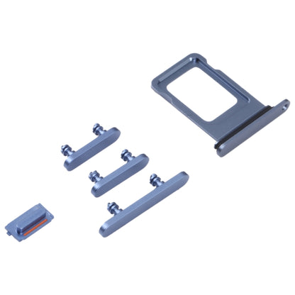 SIM Card Tray + SIM Card Tray + Side Keys for iPhone 14 (Blue) - Repair & Spare Parts by buy2fix | Online Shopping UK | buy2fix