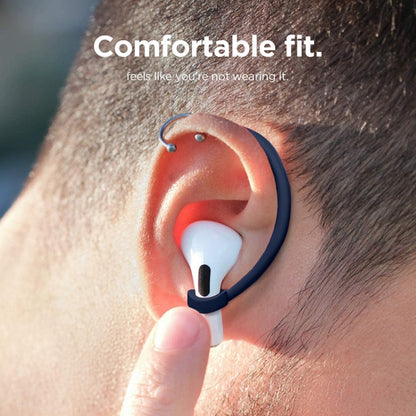 For AirPods 1 / 2 / Pro Anti-lost Silicone Earphone Ear-hook(Dark Blue) - Apple Accessories by buy2fix | Online Shopping UK | buy2fix