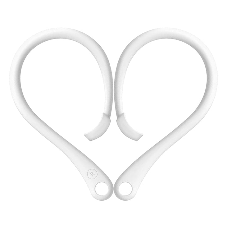 For AirPods 1 / 2 / Pro Anti-lost Silicone Earphone Ear-hook(White) - Apple Accessories by buy2fix | Online Shopping UK | buy2fix
