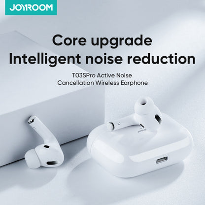 JOYROOM JR-T03S Pro Bluetooth 5.0 ANC TWS Noise Cancelling Bluetooth Earphone with Charging Box - TWS Earphone by JOYROOM | Online Shopping UK | buy2fix