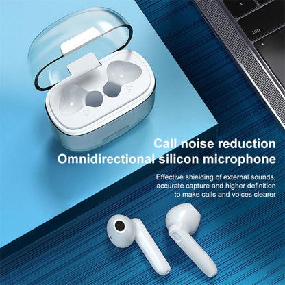 Original Lenovo XT96 Noise Reduction Semi-in-ear Bluetooth Earphone with Transparent Jelly Charging Box (Black) - Bluetooth Earphone by Lenovo | Online Shopping UK | buy2fix