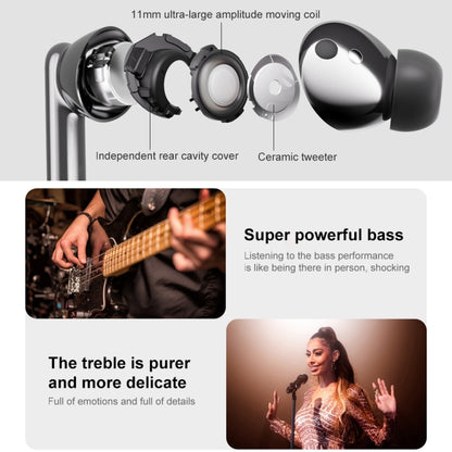 Original Honor Earbuds 3 Pro TWS Noise Reduction Body Temperature Detection Bluetooth Earphone(White) - TWS Earphone by Huawei | Online Shopping UK | buy2fix