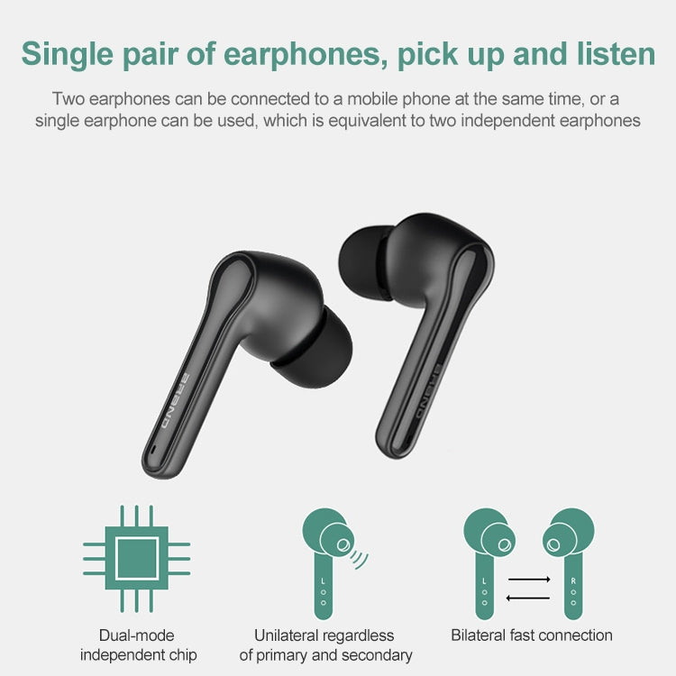 ETE-51 TWS In-Ear Wireless Touch Control Bluetooth 5.0 Sports Earphones (Black) - TWS Earphone by buy2fix | Online Shopping UK | buy2fix