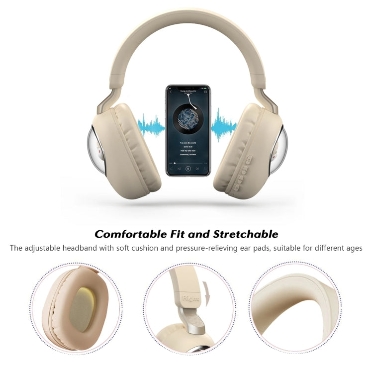 B4 RGB Cartoon Stereo Headset Wireless Bluetooth Headphones (Blue) - Apple Accessories by buy2fix | Online Shopping UK | buy2fix