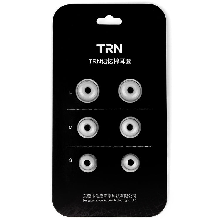 TRN Earphone Silicone Memory Foam Earplug(Grey) - Apple Accessories by TRN | Online Shopping UK | buy2fix