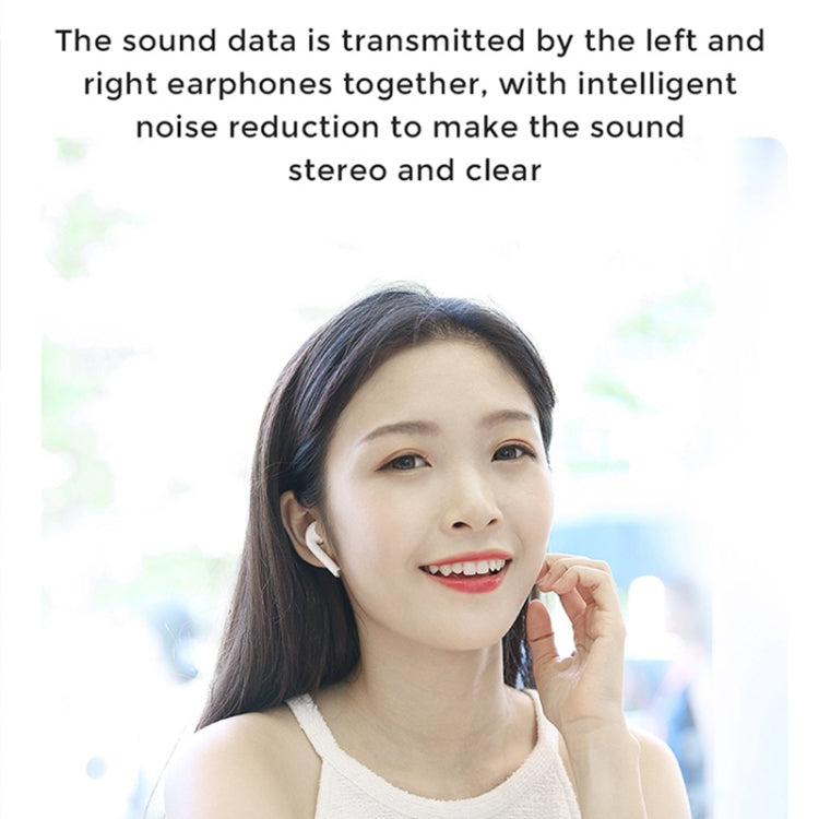 JOYROOM JR-T03S Bluetooth 5.0 Binaural TWS Bluetooth Headset (White) - TWS Earphone by JOYROOM | Online Shopping UK | buy2fix
