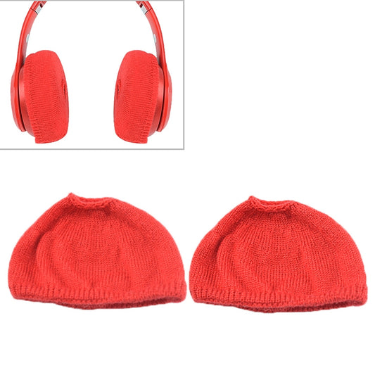 2 PCS Knitted Headphone Dustproof Protective Case for Beats Solo2 / Solo3(Red) - Apple Accessories by buy2fix | Online Shopping UK | buy2fix