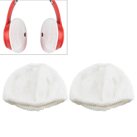 2 PCS Knitted Headphone Dustproof Protective Case for Beats Solo2 / Solo3(White) - Apple Accessories by buy2fix | Online Shopping UK | buy2fix
