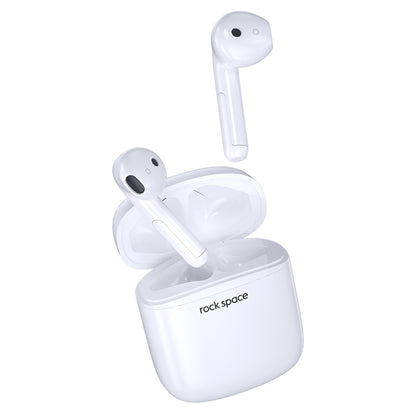 ROCK Space EB100 TWS Bluetooth 5.0 Waterproof Wireless Stereo Bluetooth Headset(White) - TWS Earphone by ROCK | Online Shopping UK | buy2fix
