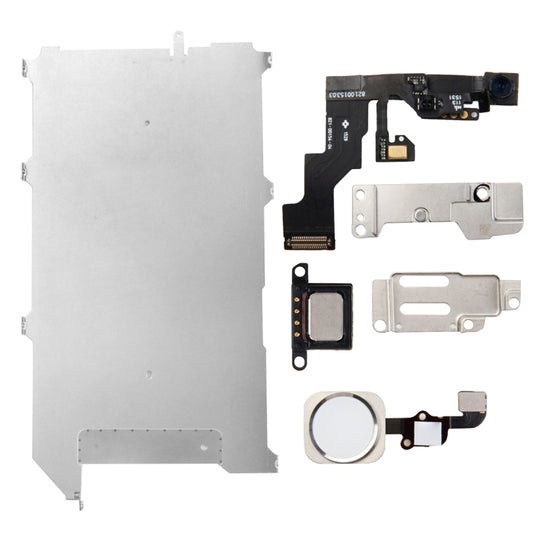 6 in 1 for iPhone 6s Plus LCD Repair Accessories Part Set(White) - Repair & Spare Parts by buy2fix | Online Shopping UK | buy2fix