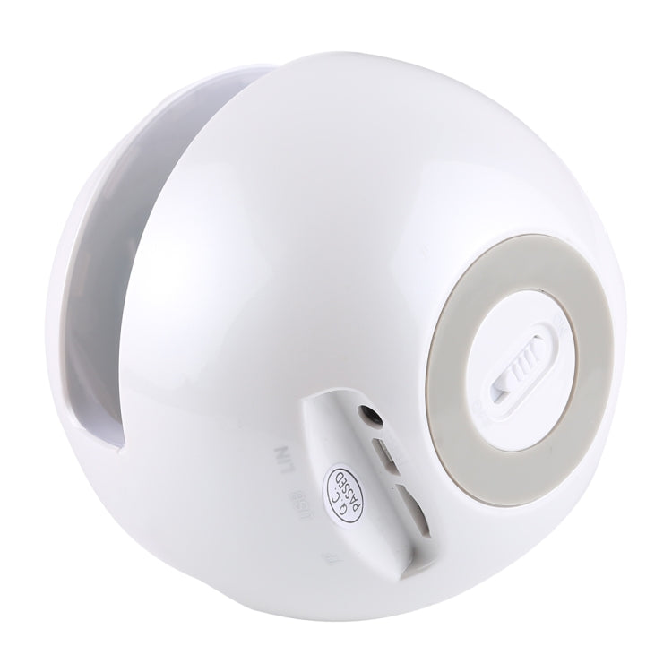 BT-118 Mini Wireless Bluetooth Speaker with Breathing Light, Support Hands-free / TF Card / AUX(White) - Mini Speaker by buy2fix | Online Shopping UK | buy2fix