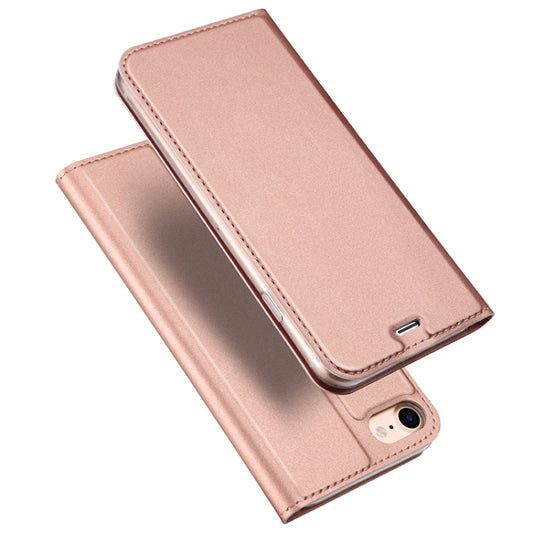 DUX DUCIS Skin Pro Series Leather Case for iPhone SE 2022 / SE 2020 / 8 / 7(Rose Gold) - More iPhone Cases by DUX DUCIS | Online Shopping UK | buy2fix
