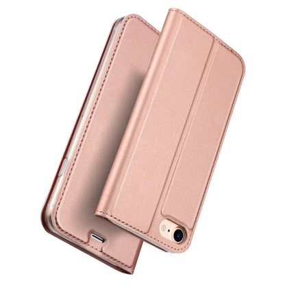 DUX DUCIS Skin Pro Series Leather Case for iPhone SE 2022 / SE 2020 / 8 / 7(Rose Gold) - More iPhone Cases by DUX DUCIS | Online Shopping UK | buy2fix