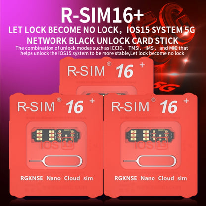 R-SIM 16+ Turns Locked Into Unlocked iOS15 System Universal 5G Unlocking Card - Apple Accessories by buy2fix | Online Shopping UK | buy2fix