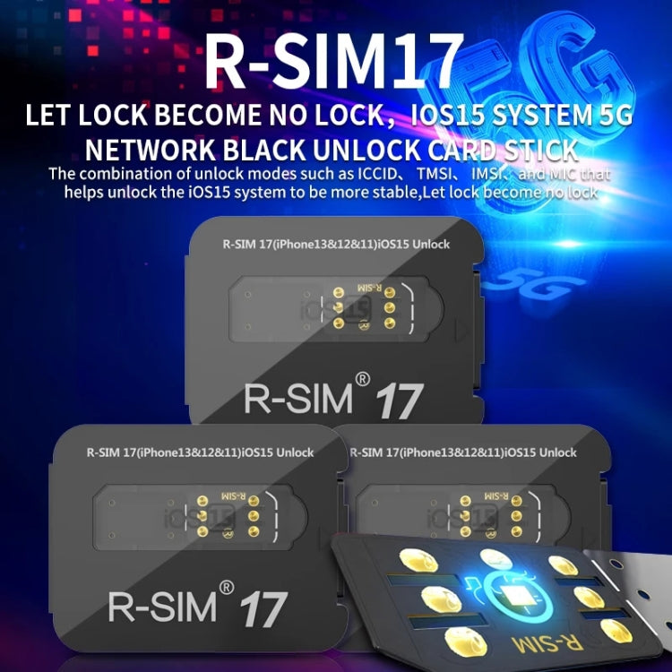 R-SIM 17 Turns Locked Into Unlocked iOS15 System Universal 5G Unlocking Card - Apple Accessories by buy2fix | Online Shopping UK | buy2fix