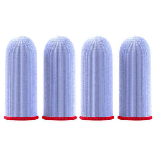 4 PCS Ice Silk Glass Fiber Ultra-thin Breathable Mobile Game Finger Sleeve(Red) - Gaming Finger Sleeves by buy2fix | Online Shopping UK | buy2fix