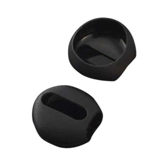 1 Pair Wireless Bluetooth Earphone Silicone Ear Caps Earpads for Apple AirPods(Black) - Apple Accessories by buy2fix | Online Shopping UK | buy2fix