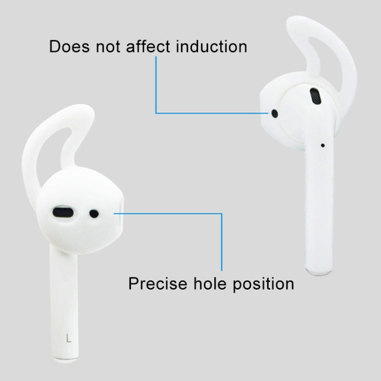 Wireless Bluetooth Earphone Silicone Ear Caps Earpads for Apple AirPods (Transparent) - Apple Accessories by buy2fix | Online Shopping UK | buy2fix
