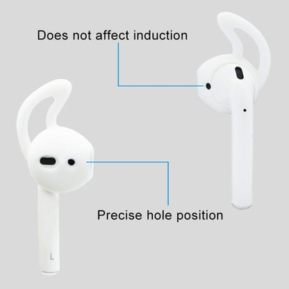 Wireless Bluetooth Earphone Silicone Ear Caps Earpads for Apple AirPods(White) - Apple Accessories by buy2fix | Online Shopping UK | buy2fix