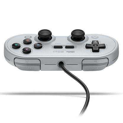 8Bitdo SN30 PRO USB Wired Gamepad Joystick for Swith / Steam / PC(Grey) - Controller Gamepad by 8BitDo | Online Shopping UK | buy2fix