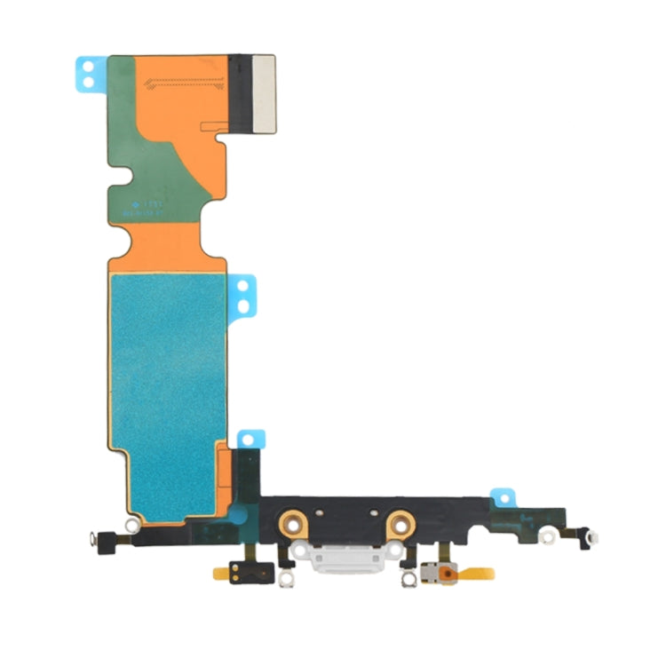 Charging Port Flex Cable for iPhone 8 Plus (White) - Flex Cable by buy2fix | Online Shopping UK | buy2fix