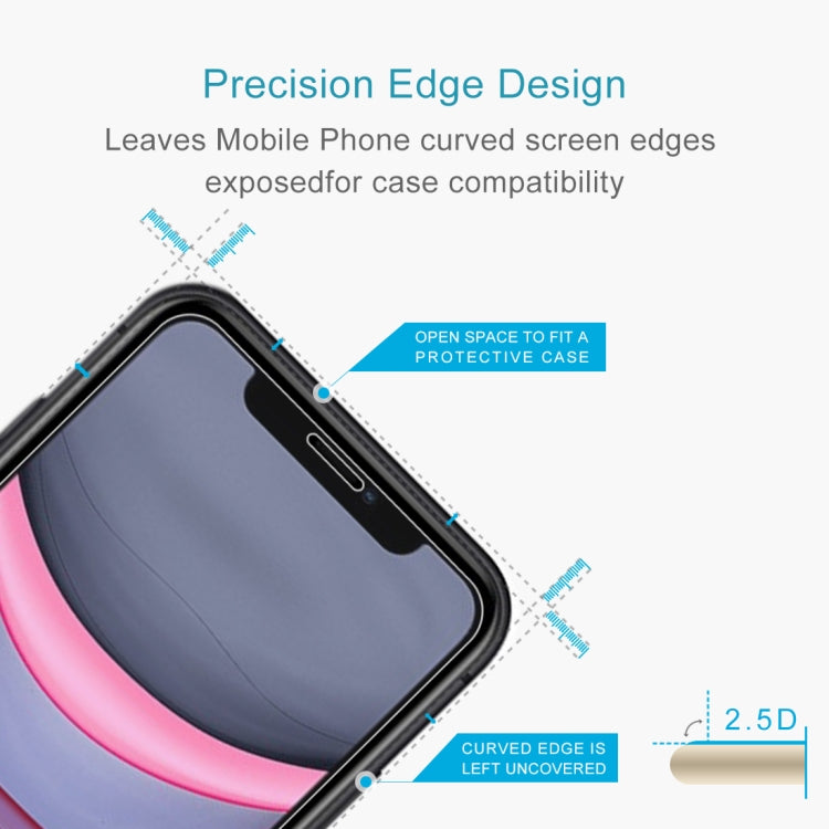 For iPhone 11 / XR 10pcs 0.26mm 9H 2.5D Tempered Glass Film - iPhone XR Tempered Glass by buy2fix | Online Shopping UK | buy2fix