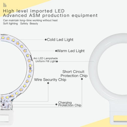 XJ18 LED Light Live Self-timer Flash Fill Light(Black) - Consumer Electronics by buy2fix | Online Shopping UK | buy2fix