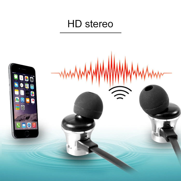 XT11 Magnetic In-Ear Wireless Bluetooth V4.2 Earphones(Silver) - Apple Accessories by buy2fix | Online Shopping UK | buy2fix