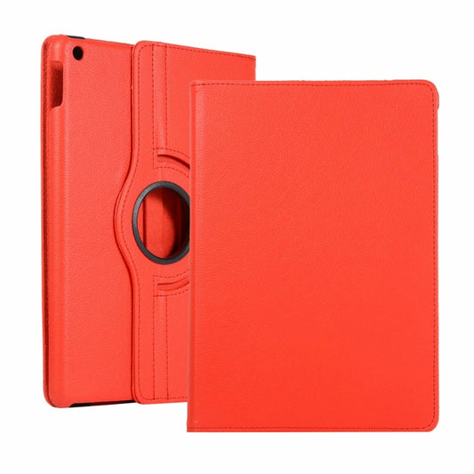 For iPad 10.2 / iPad Air 2019 10.5 / iPad 10.2 2020 Litchi Texture Horizontal Flip 360 Degrees Rotation Leather Case(Red) - iPad 10.2 Cases by buy2fix | Online Shopping UK | buy2fix