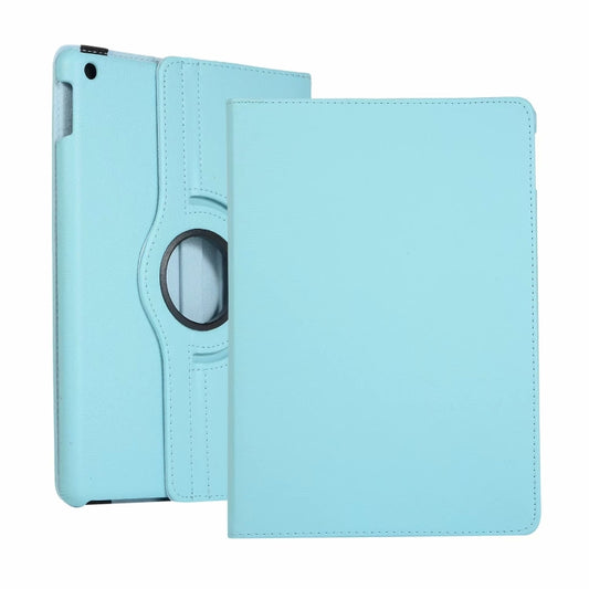 For iPad 10.2 / iPad Air 2019 10.5 / iPad 10.2 2020 Litchi Texture Horizontal Flip 360 Degrees Rotation Leather Case(Sky Blue) - iPad 10.2 Cases by buy2fix | Online Shopping UK | buy2fix