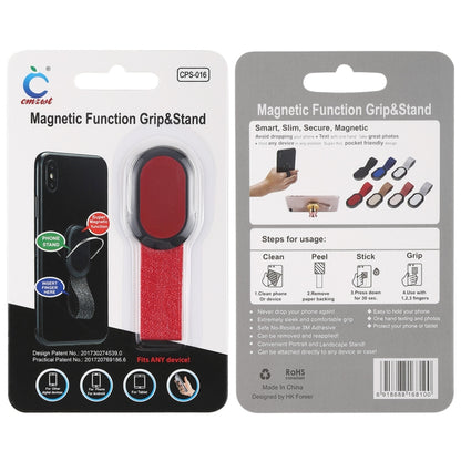 CPS-016 Universal Finger Strap Grip Self Holder Mobile Phone Stand(Red) - Ring Holder by buy2fix | Online Shopping UK | buy2fix