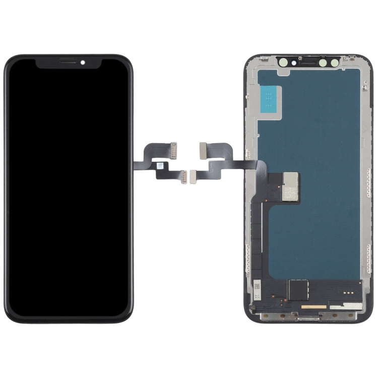 YK Super OLED LCD Screen for iPhone X with Digitizer Full Assembly - Repair & Spare Parts by buy2fix | Online Shopping UK | buy2fix