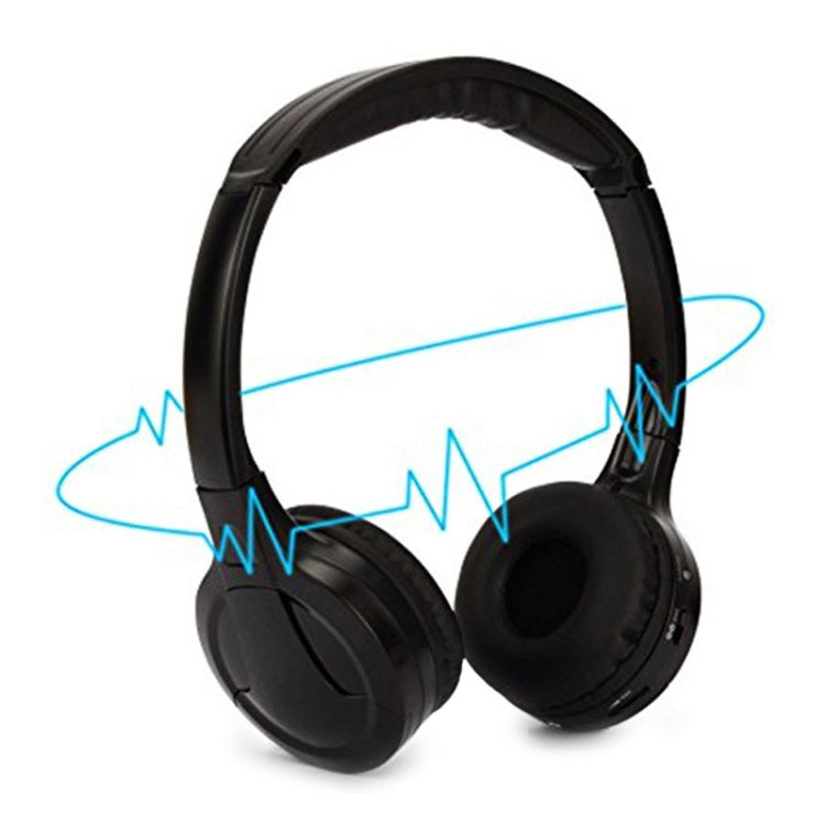 LPT03 Headset Wireless Infrared Dual/Single Channel Earphone (Black) - Apple Accessories by buy2fix | Online Shopping UK | buy2fix