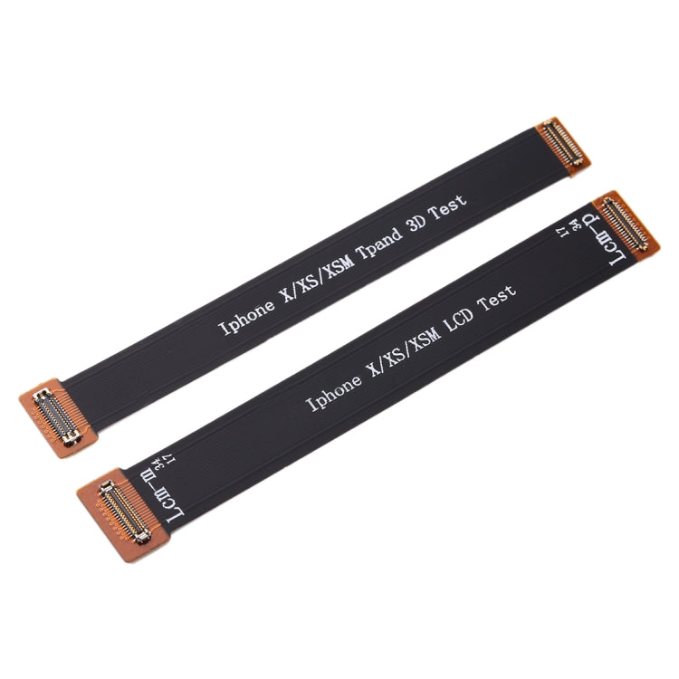 1 Pair LCD Display Screen Extension Testing Flex Cable for iPhone XS / XS Max - Repair & Spare Parts by buy2fix | Online Shopping UK | buy2fix