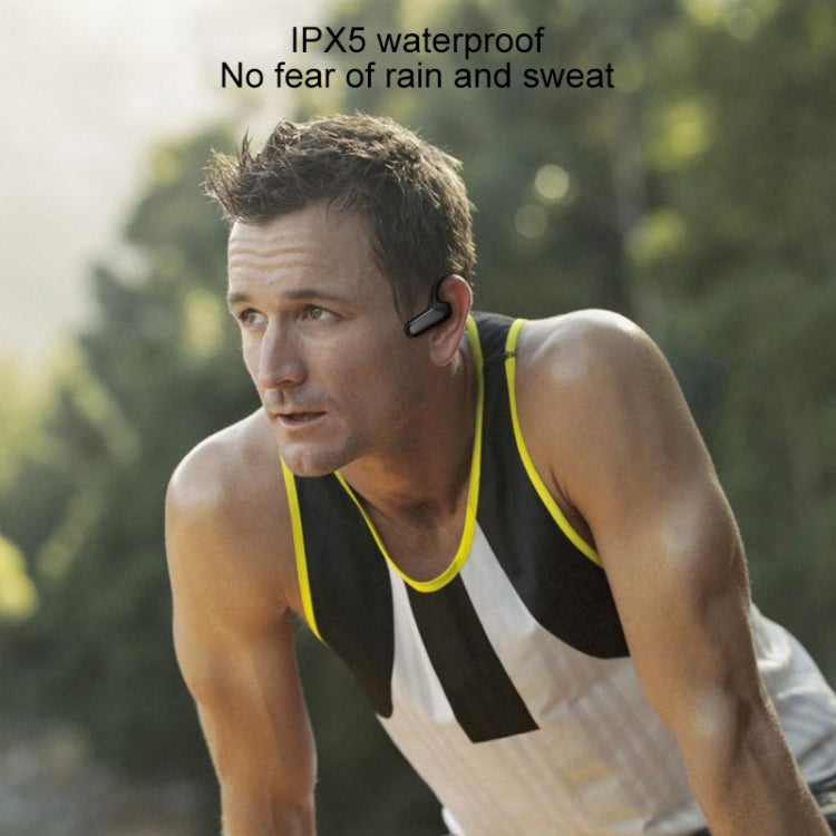 F808 Bluetooth 5.0 Waterproof Bone Conduction Sport Bluetooth Earphone(Black) - Bluetooth Earphone by buy2fix | Online Shopping UK | buy2fix