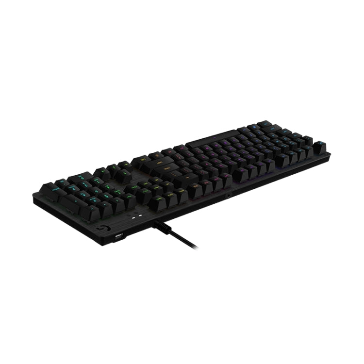 Logitech G512 RGB C-axis Mechanical Wired Gaming Keyboard, Length: 1.8m (Black) - Wired Keyboard by Logitech | Online Shopping UK | buy2fix