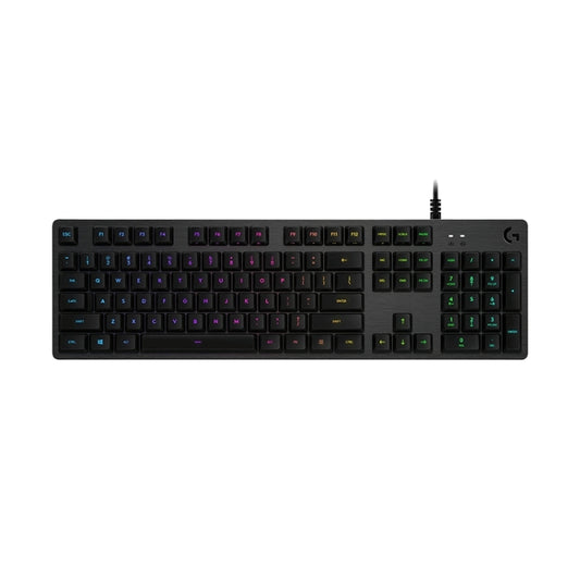 Logitech G512 RGB L-axis Mechanical Wired Gaming Keyboard, Length: 1.8m (Black) - Wired Keyboard by Logitech | Online Shopping UK | buy2fix