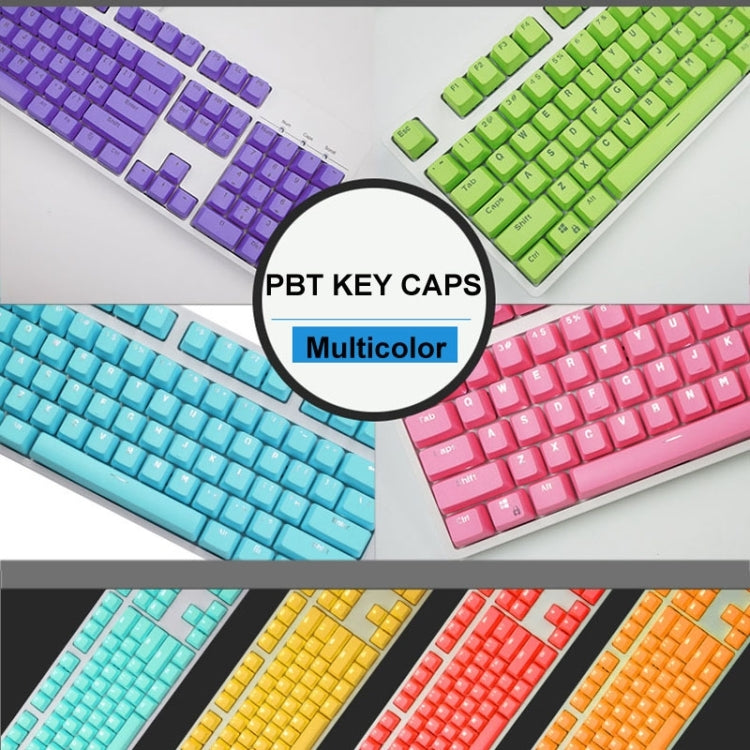 104 Keys Double Shot PBT Backlit Keycaps for Mechanical Keyboard(Red) - Silicone / Sticker by buy2fix | Online Shopping UK | buy2fix