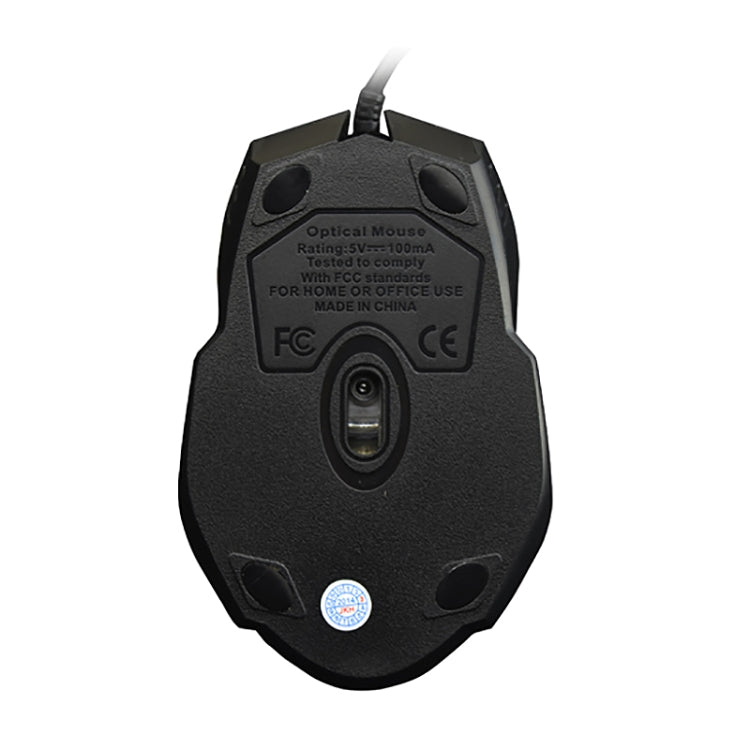 Chasing Leopard 512G USB Frosted Wired Optical Gaming Mouse, Length: 1.3m(Black) - Wired Mice by Chasing Leopard | Online Shopping UK | buy2fix