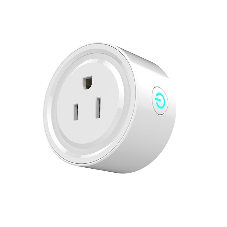 10A Round Shape WiFi Mini Plug APP Remote Control Timing Smart Socket Works with Alexa & Google Home, AC 100-240V, US Plug - Smart Socket by buy2fix | Online Shopping UK | buy2fix