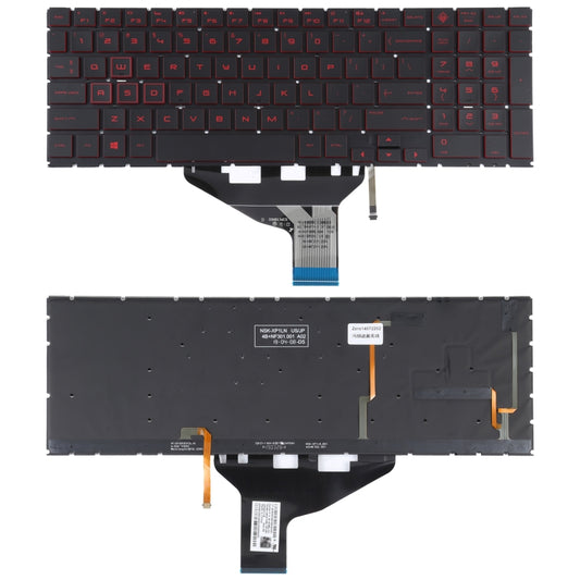 For HP OMEN 15-DC 15-DH 15T-DC 17-CB US Version Keyboard with Red Backlight - Computer & Networking by buy2fix | Online Shopping UK | buy2fix