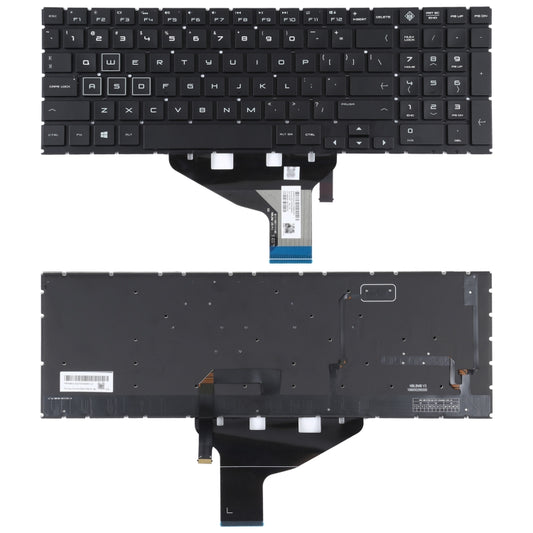 For HP OMEN 15-DC 15-DH 15T-DC 17-CB US Version Keyboard with RGB Backlight - Computer & Networking by buy2fix | Online Shopping UK | buy2fix