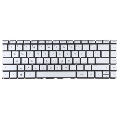 For HP Pavilion x360 14-CK 14-CD 14-CE 14-CM 14-DG US Version Keyboard (Silver) - Computer & Networking by buy2fix | Online Shopping UK | buy2fix
