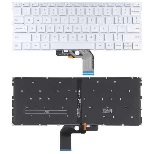 For Xiaomi Mi Air 13.3 US Version Keyboard with Backlight (Silver) - Computer & Networking by buy2fix | Online Shopping UK | buy2fix