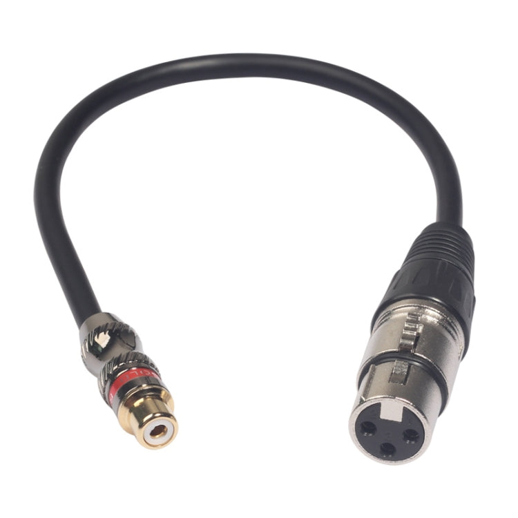 TR026K18-03 RCA Female to XLR Female Audio Cable, Length: 0.3m - Microphone Audio Cable & Connector by buy2fix | Online Shopping UK | buy2fix